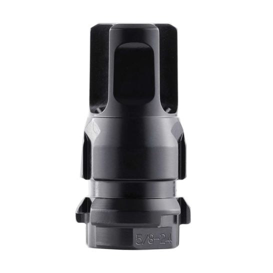 Dead Air KeyMicro Flash Hider 1/2-28, Black - Compact Flash Hider for Reduced Muzzle Flash - DA115