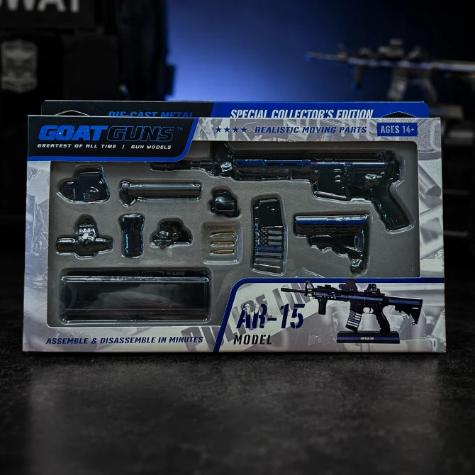 Goat Guns AR15 Model - Thin Blue Line/SWAT