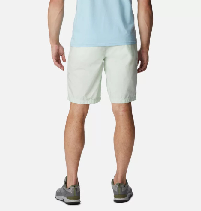 Columbia Men's Washed Out Short-Ice Green