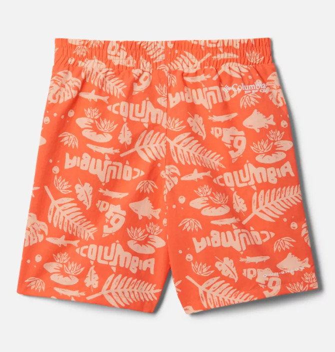 Columbia Boys' PFG Super Backcast Shorts-  Corange Fish