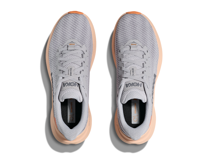 Hoka Women's Solimar Running Shoe - Cosmic Grey/Tangerine Glow