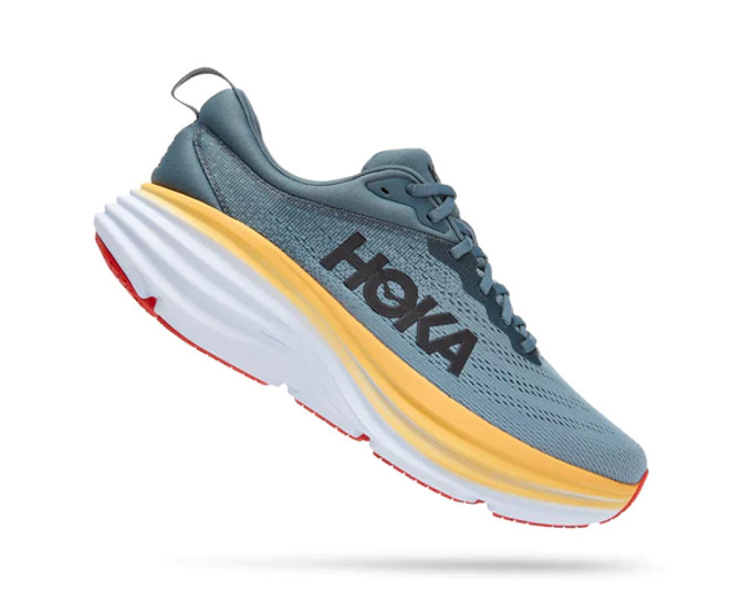 Hoka Men's Bondi 8 Running Shoe - Goblin Blue/Mountain Spring