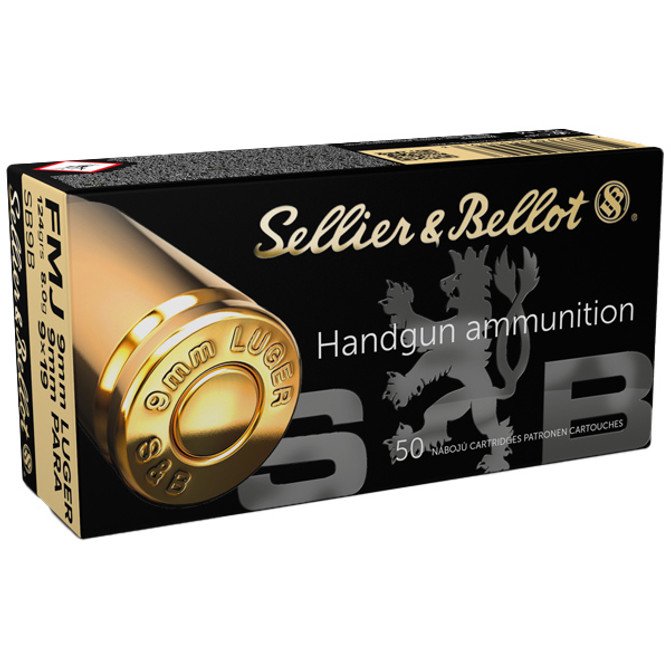 Sellier & Bellot 9MM Luger 124 FMJ (BX 50)