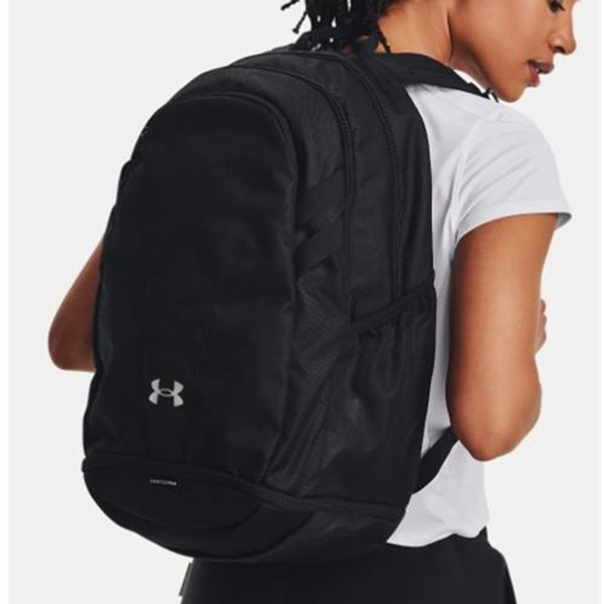 Under Armour Hustle 5.0 Team Backpack- Black