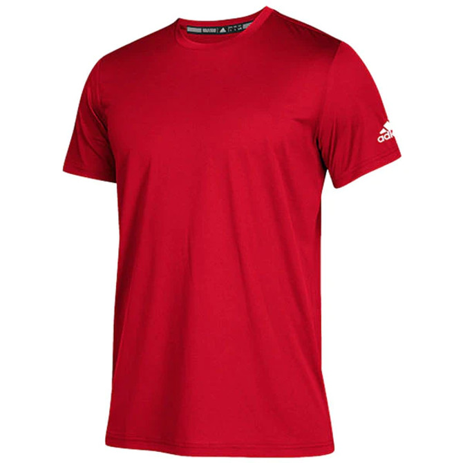 Adidas Clima Tech Tee-Power Red/White