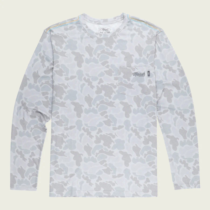 Marsh Wear Mallard Pamlico Long Sleeve - Gray Mallard Camo