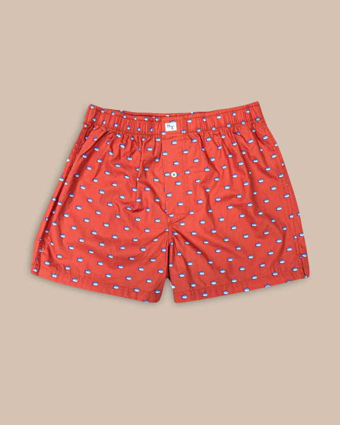 Southern Tide Men's Skipjack Boxer Shorts - Dusty Coral