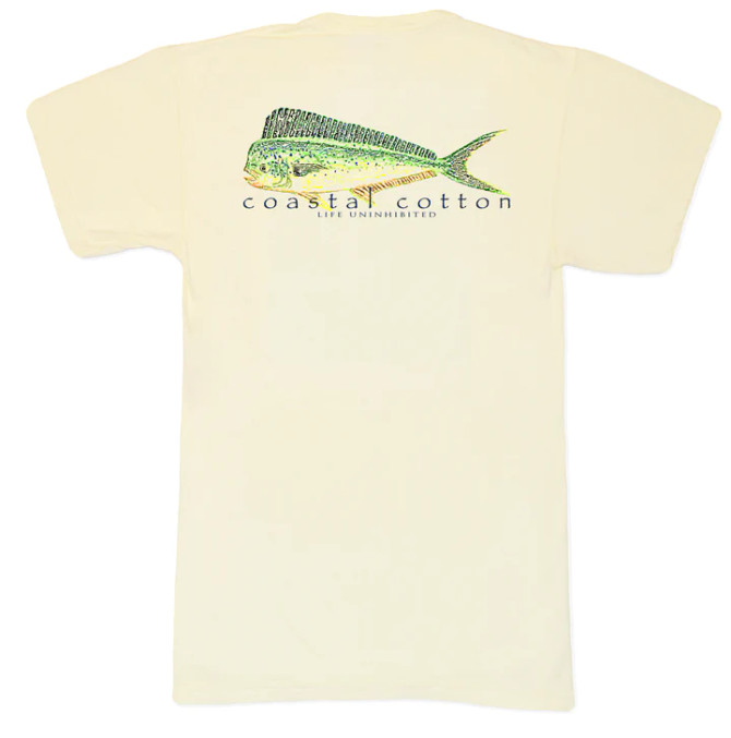 Coastal Cotton Youth Short Sleeve Yellow Mahi T-Shirt