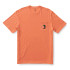 Duck Head Logo Short Sleeve T-Shirt - Coral Heather