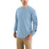 Carhartt Men's Long Sleeve Logo T-Shirt-Alpine Blue Heather