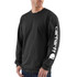 Carhartt Men's Long Sleeve Logo T-Shirt-Black