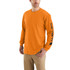 Carhartt Men's Long Sleeve Logo T-Shirt-Marmalade Heather