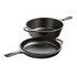 Lodge Logic Cast Iron Skillet Set 3.2 Quart