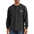 Carhartt Long Sleeve Henley T-Shirt-Black