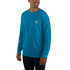 Carhartt Men's Force Relaxed Fit Midweight Long Sleeve Pocket T-Shirt-Marine Blue