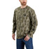 Carhartt Loose Fit Heavyweight Long Sleeve Pocket Camo Logo Graphic T-Shirt
