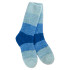 World's Softest Socks Women's Cozy Crew- Blue Ombre