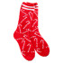 World's Softest Socks Women's Cozy Crew- Candy Cane