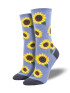 Socksmith Women's More Blooming Socks - Blue Heather