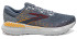 Brooks Men's Glycerin 20 Running Shoe-Grey/Chili Oil/Orange