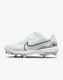 Nike Men's Alpha Huarache Varsity 4 Low Cleats- White