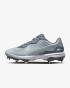 Nike Men's Alpha Huarache Varsity 4 Low Cleats - Wolf Grey/Cool Grey/Pure Platinum/White