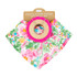Mud Pie Floral Bib and Teether Set