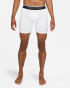 Nike Men's Pro Dri-Fit Shorts- White/Black