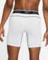 Nike Men's Pro Dri-Fit Shorts- White/Black