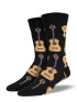 Socksmith Mens Black Guitar Socks