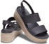 Crocs Women's Brooklyn Low Wedge - Black/Mushroom