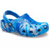Crocs Toddler Classic Marbled Clog - Blue Bolt/Multi