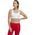 Adidas Techfit Powerreact Medium Support Sports Bra - White