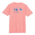 Fish Hippie Skewed T-Shirt - Coral