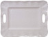 Certified International Perlette Cream Rectangular Tray with Handles 19" x 15"