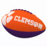 Clemson Combo Logo Junior-size Rubber Football
