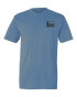 Banded Wheel Of Fortune Short Sleeve Tee - Heathered Blue
