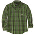 Carhartt Loose Fit Midweight Chambray Long-Sleeve Plaid Shirt - Chive