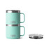 Yeti Rambler 14 oz Seafoam BPA Free Mug with MagSlider Lid