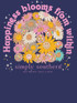 Simply Southern Youth Long Sleeve Happiness T-Shirt