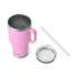 Yeti Rambler 35 oz Power Pink BPA Free Straw Mug