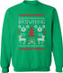 Browning Men's Christmas Sweatshirt - Irish Green