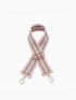 Jen & Co. Striped Guitar Strap Pink/Gold