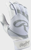 Rawlings Youth 5150 II Batting Gloves - White/White