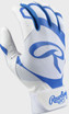 Rawlings Youth 5150 II Batting Gloves - White/Royal