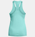 Under Armour Women's HeatGear Armour Racer Tank - Radial Turquoise / White