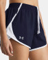 Under Armour Women's UA Fly-By 3" Shorts - Midnight Navy / White / Reflective