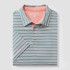 Southern Shirt Co. Youth Sawgrass Stripe Polo - Biscay Bay