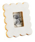 Mudpie Small Scalloped Picture Frame