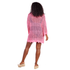 Mud Pie Pink Milton Crochet Tunic